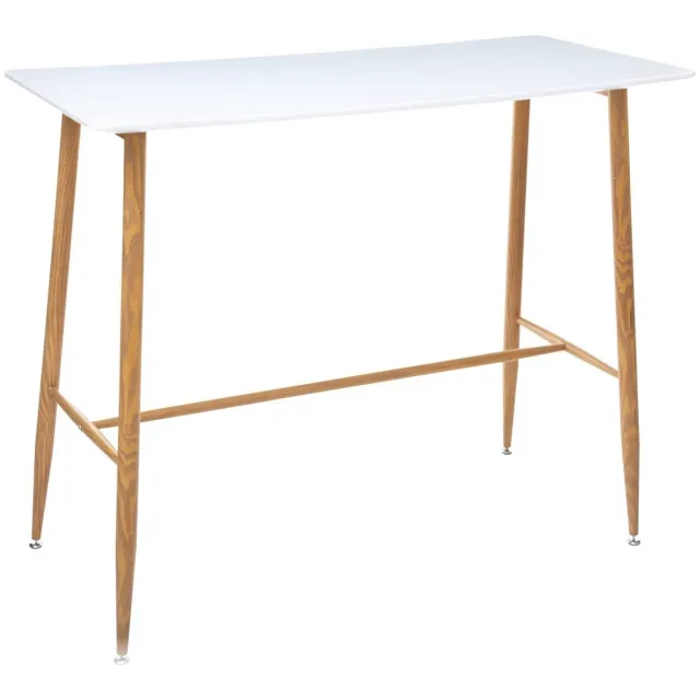 Atmosphera Créateur d'intérieur® Houten eettafel/bar ROKA Blanc