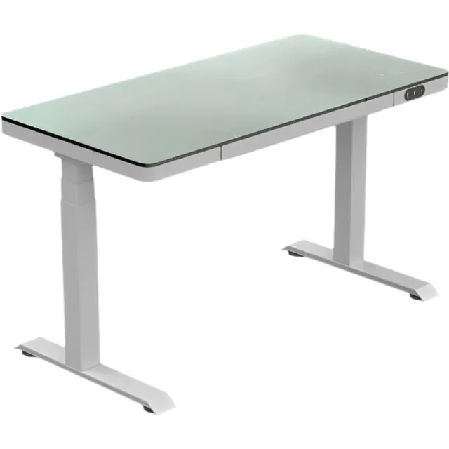 Lifespan Workplace SDG Glazen Zit-Sta-Bureau Wit