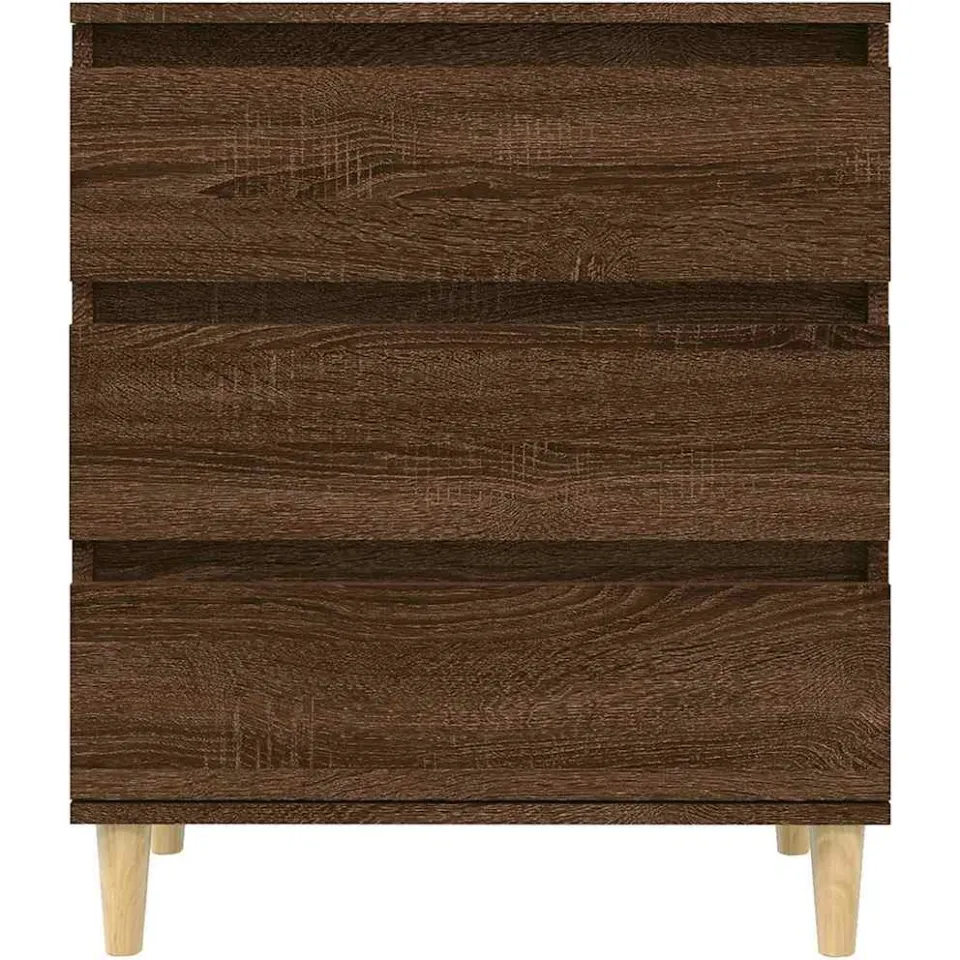 vidaXL Dressoir 60x35x70 cm bewerkt hout bruin eikenkleur, foto 3