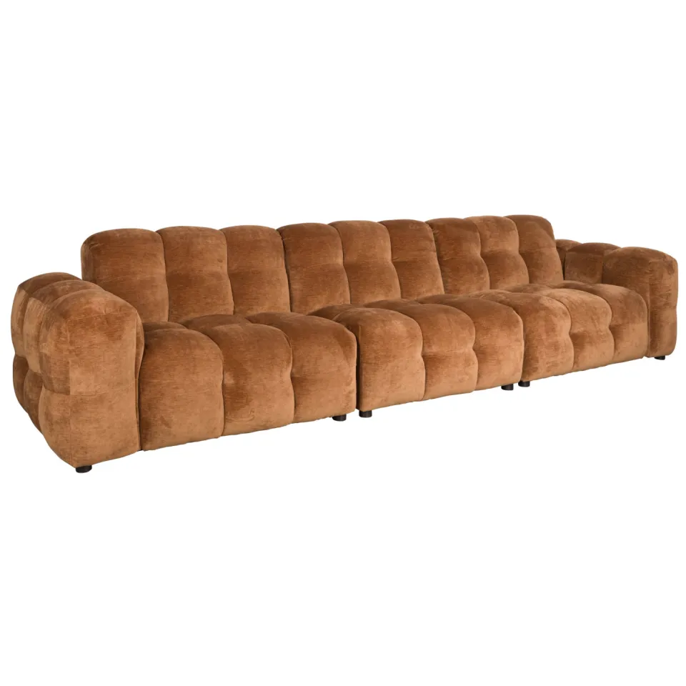 Dutchbone Hackman modulaire bank bruin, foto 4