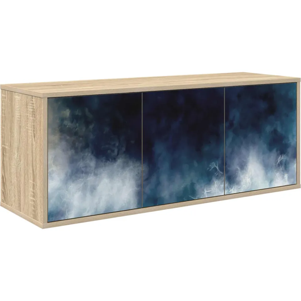 vidaXL Wandgemonteerd tv-meubel RAALTE 102 x 33 x 40 cm Sonoma Eiken, foto 3