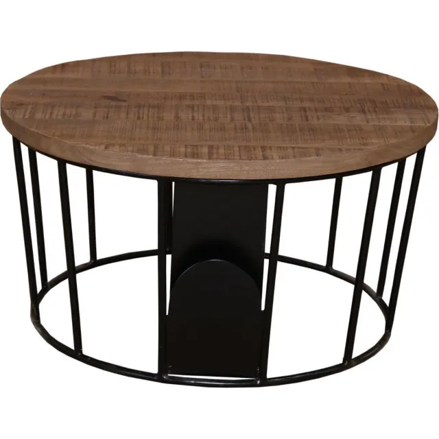 Moods Collection Salontafel Suzy met tijdschriftenhouder 90 cm | Moods Natural