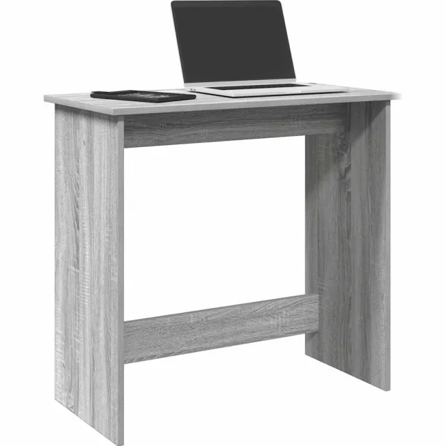 vidaXL Bureau 80x40x75 cm bewerkt hout grijs sonoma eikenkleurig