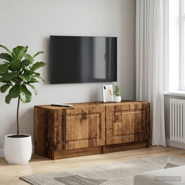 vidaXL Tv-meubel Oud hout Bewerkt hout Bruin