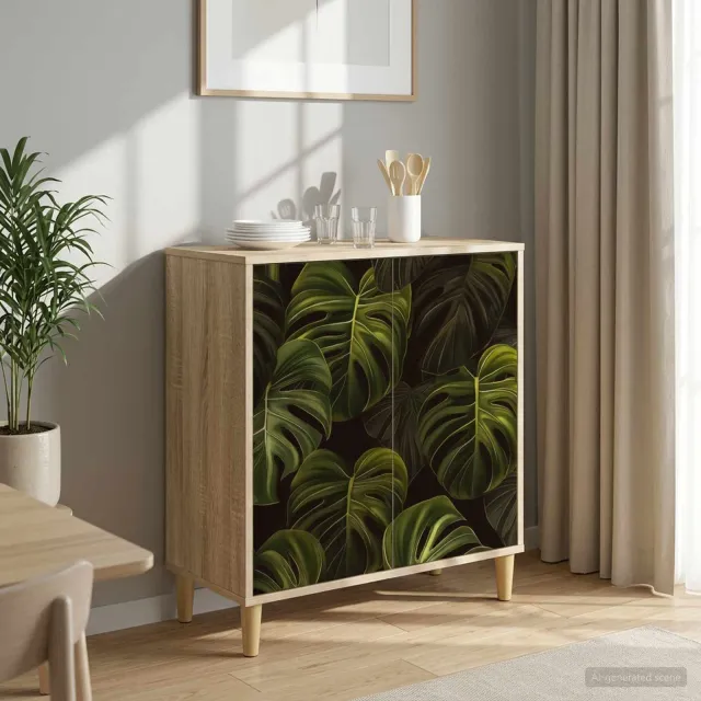 vidaXL Dressoir ELBURG Sonoma 69 x 33 x 75 cm Bewerkt hout Bruin