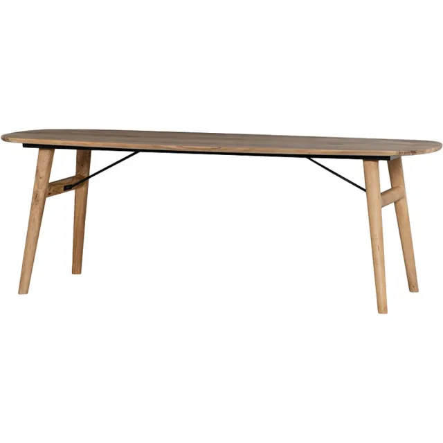 Tower Living Aura Dining table Danish oval 200x100x76 - nature Naturel