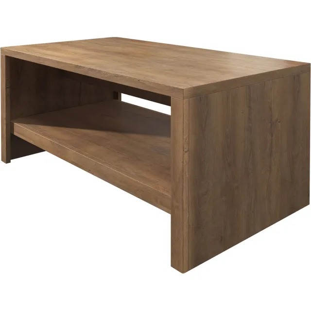 MEUBELLA Salontafel Monaco - Eiken - 120 cm Bruin