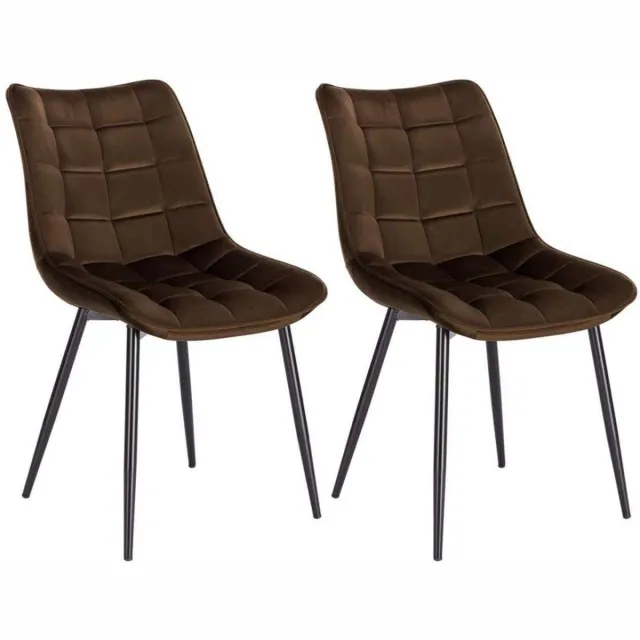 Bolt Edge Eetkamerstoelen - Bruin/Bordeaux - Kuipstoelen - Set van 2, 4 of 6