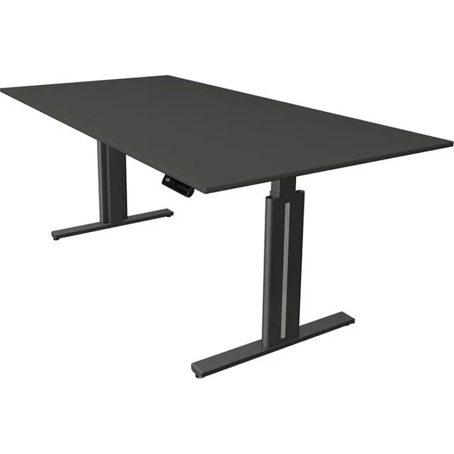 Kerkmann Bureau Move-3 elegant antraciet 200x100cm elektrisch verstelbaar