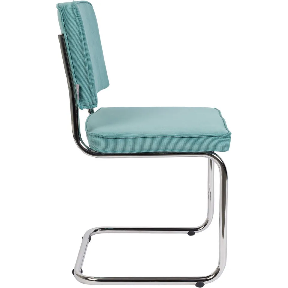 Zuiver Ridge Rib eetkamerstoel blauw, foto 5