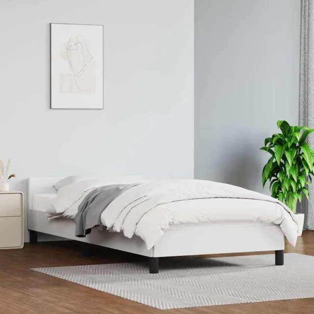 vidaXL Bedframe met hoofdeinde zonder matras 80x200 cm wit