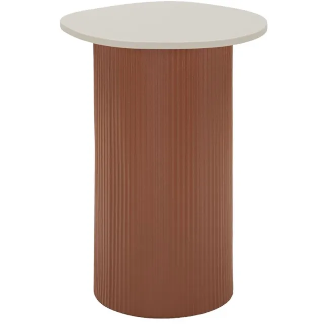 Mauro Ferretti Bijzettafel Frankfurt Marble End Table 35×37×53 cm Rood