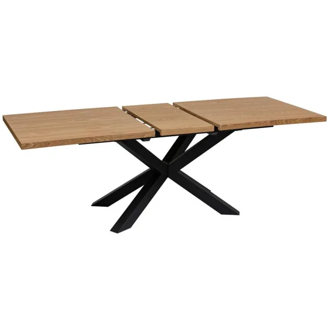Atmosphera Créateur d'intérieur® Uitschuifbare houten eettafel voor 6/8 personen OLAF Beige