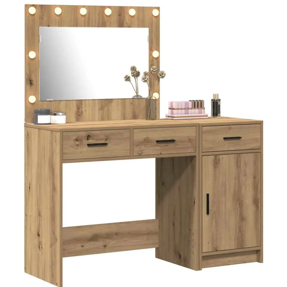 vidaXL Plafondtafel 2 st Bruin 40 x 41 x 75 cm Bewerkt hout