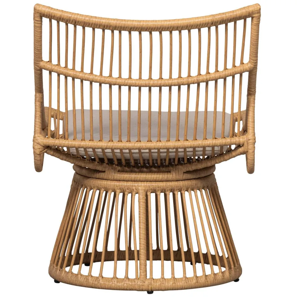 WOOOD Alatna Tuinstoelen - Wicker - Naturel - Set van 2, foto 3