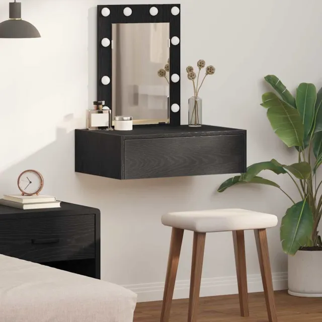 vidaXL Plafondtafel Zwart 60 x 40 x 70 cm Bewerkt hout, foto 2