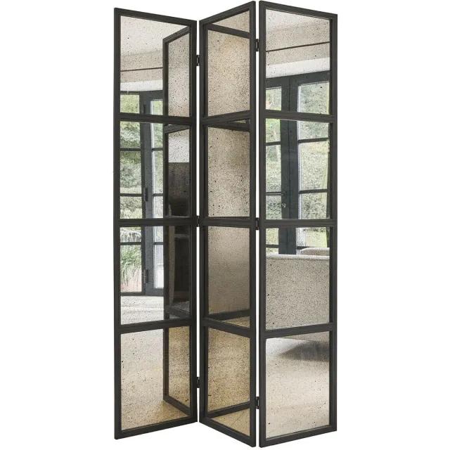 Loberon Roomdivider Ashwyn zwart