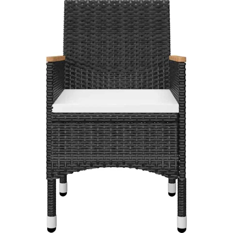 vidaXL 5-delige Tuinset zwart, foto 4