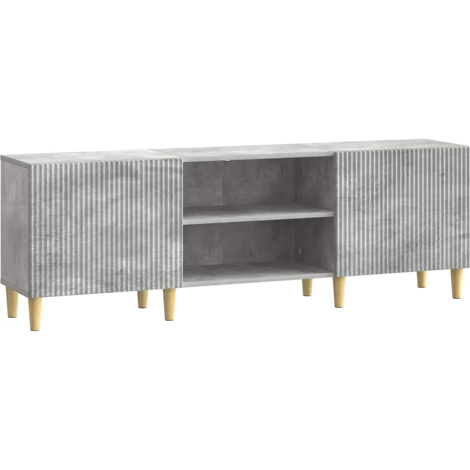 vidaXL TV-kast Betongrijs 150 x 31 x 50 cm Bewerkt hout grijs, foto 3