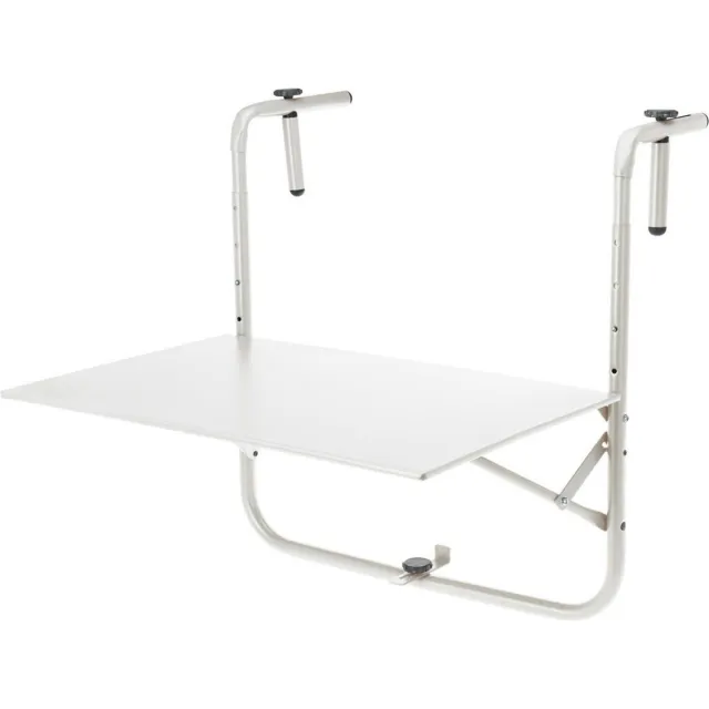 Relaxwonen Balkontafel Wit 60x43x55x70