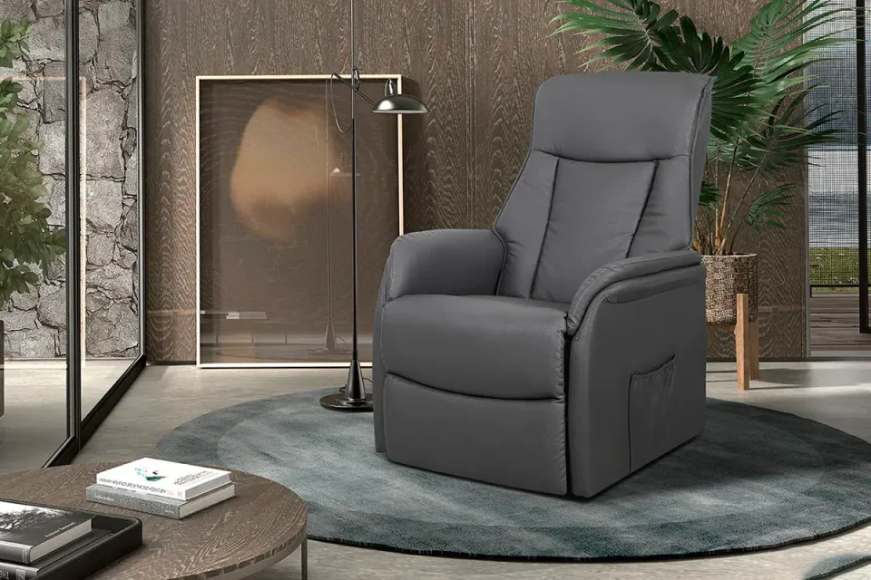 Relaxfauteuil Francine grijs, foto 8