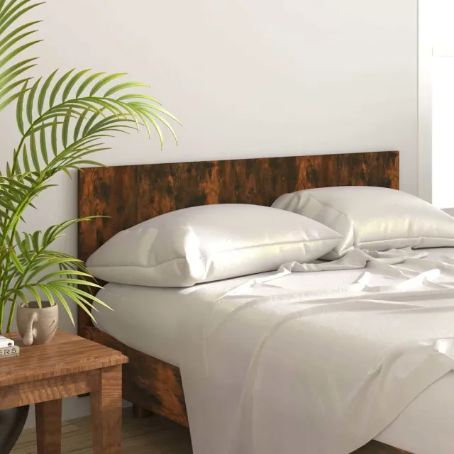 vidaXL Hoofdbord 160x1,5x80 cm bewerkt hout gerookt eikenkleurig Bruin