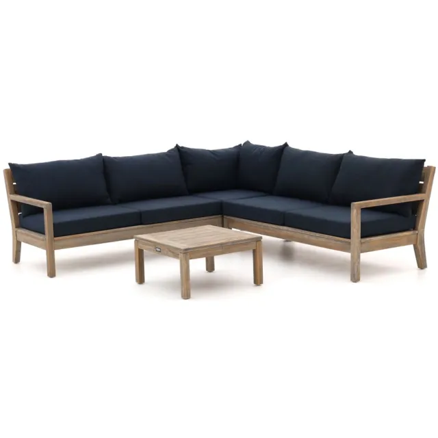 ROUGH Furniture ROUGH Batang hoek loungeset 4-delig Bruin