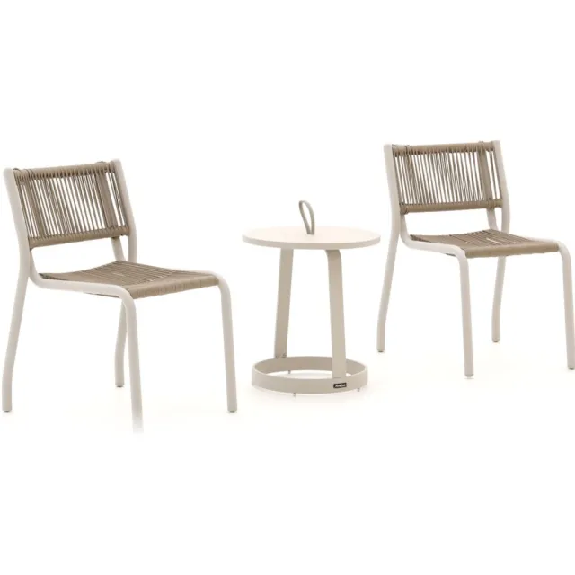 Manifesto Furniture Manifesto Misurina/Salemi balkonset 3-delig stapelbaar Taupe