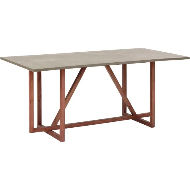 Notio Living Beton-Eettafel - 180 cm - Betonlook Bruin