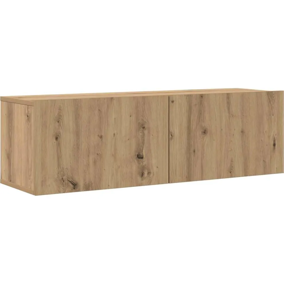 vidaXL Tv-wandkasten 6 st bewerkt hout artisanaal eikenkleurig, foto 4