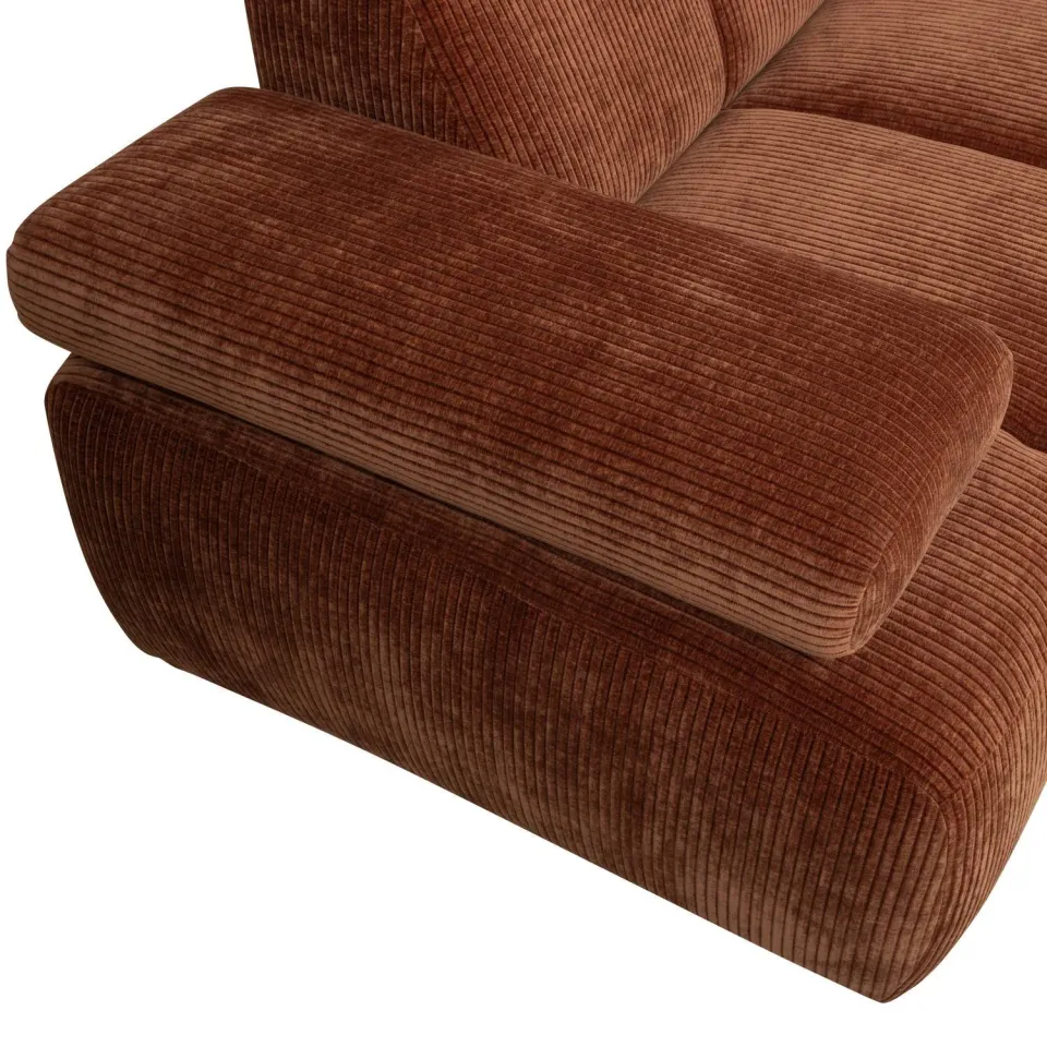WOOOD Mojo Hoekbank Rechts - Bouclé - Beige Melange - 74x310x230, foto 5