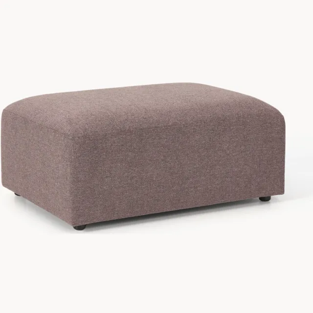 Westwing Collection Voetenbank Melva, B 99 x D 72 cm Dieproze