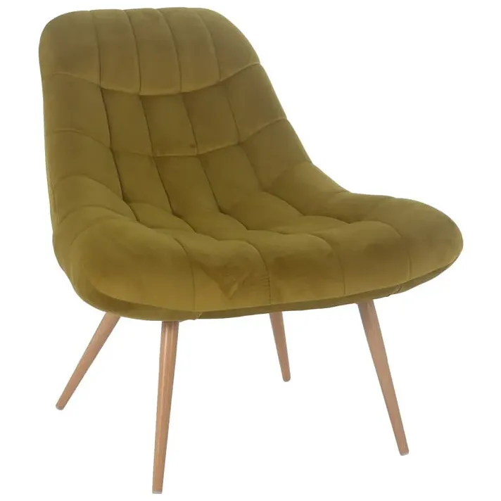 fauteuil Louis geel, foto 2