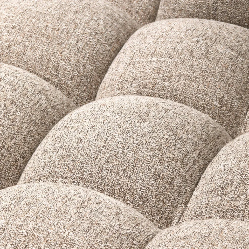 WOOOD Allure Chaise Longue Bank - Stof - Bruin Melange-79x324x165, foto 3