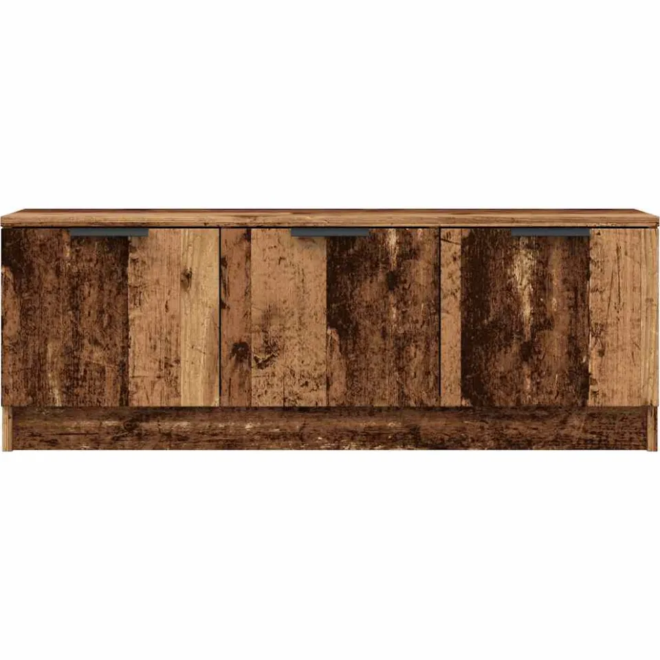 vidaXL Tv-meubel 102x35x36,5 cm bewerkt hout oud houtkleurig bruin, foto 4