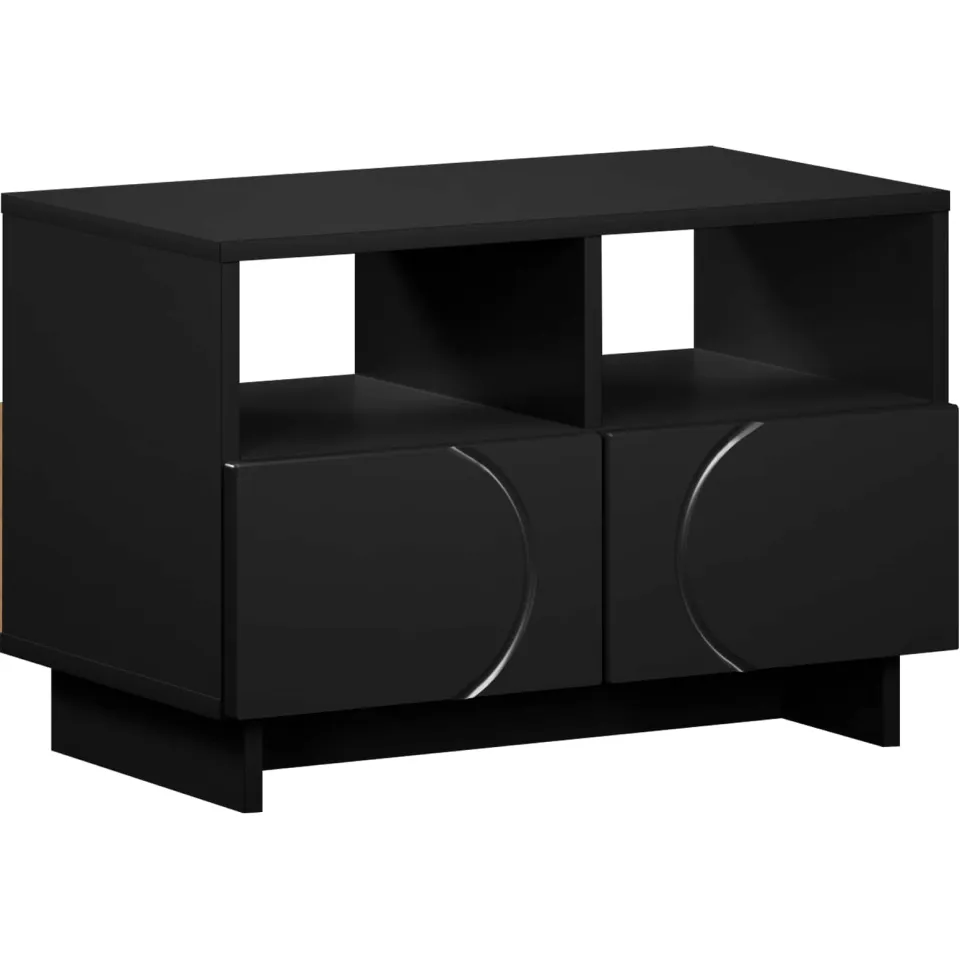 vidaXL TV-standaard 60 x 34,5 x 40 cm Zwart Bewerkt hout, foto 3