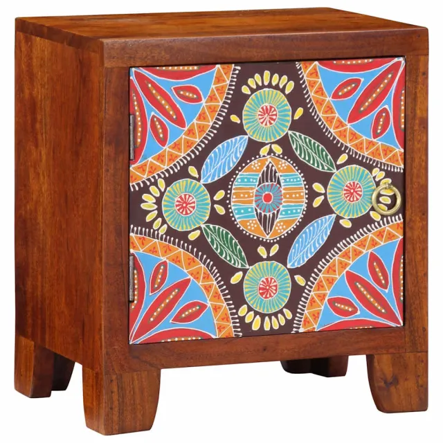 vidaXL Nachtkastje 40x30x45 cm massief acaciahout Bruin