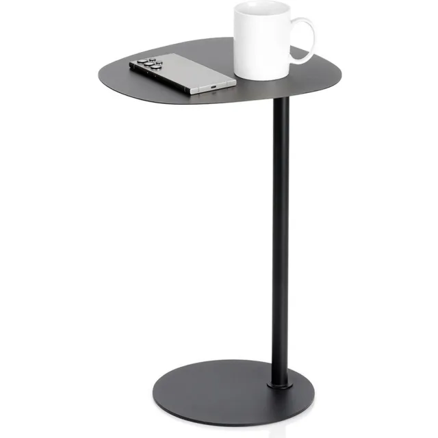 vilde Bijzettafel - Metaal - Zwart - 35 x 25 x 53 cm - Industrieel