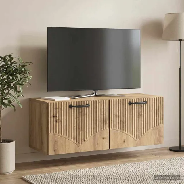 vidaXL Wandbeugel TV-kast 78,5 x 31 x 30 cm Artisanaal eiken Bruin