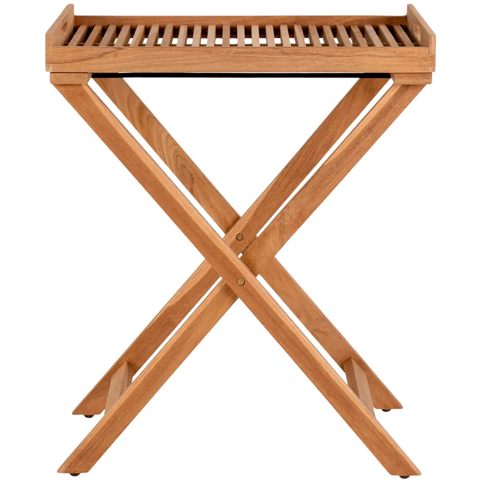 Artichok Celeste houten bijzettafel naturel - 60 x 40 cm Bruin