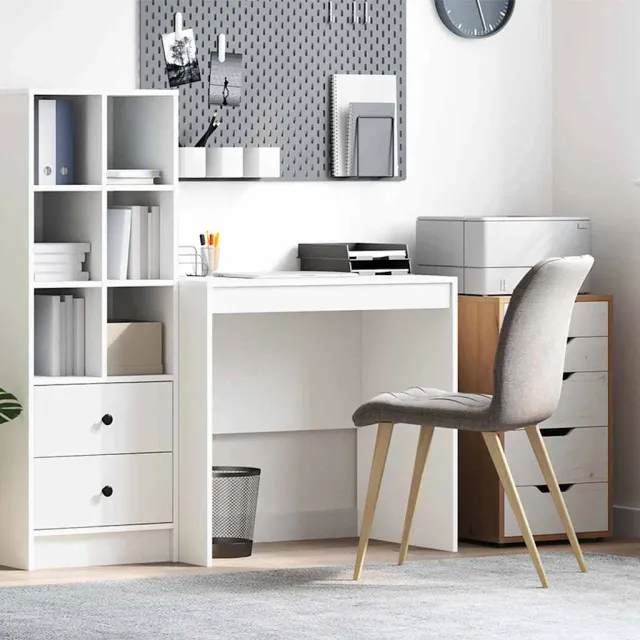 vidaXL Bureau Wit 80 x 50 x 76 cm, foto 2