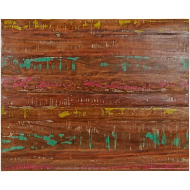 vidaXL Tafelblad rechthoekig 90x80x2,5 cm massief gerecycled hout Bruin