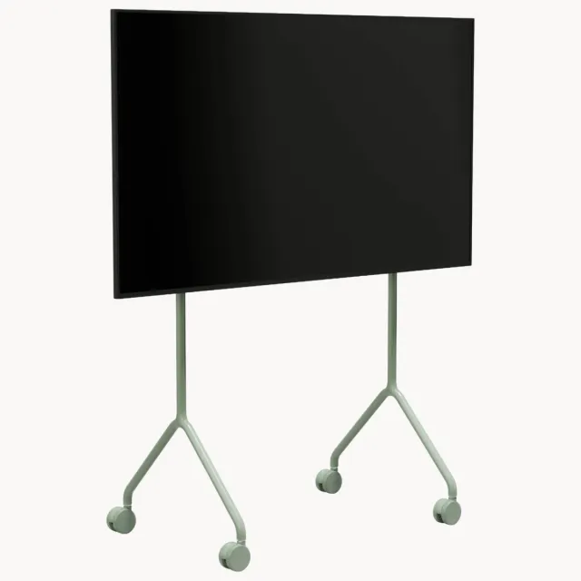 Pedestal Tv-meubel Moon Light met wielen Lichtgroen