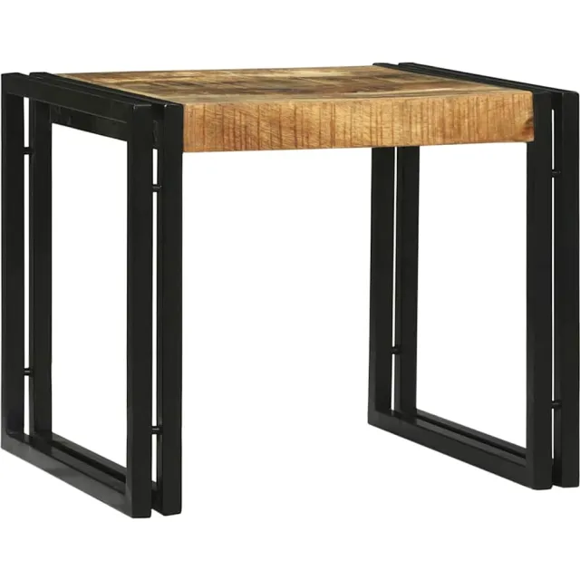vidaXL Salontafel 2 st Bruin 48 x 40 x 40 cm Massief Mango Hout
