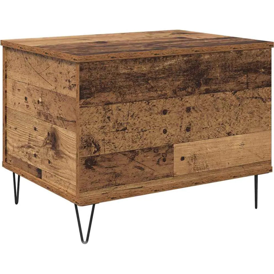 vidaXL Salontafel Oud Hout 60 x 44,5 x 45 cm Bewerkt hout bruin, foto 3