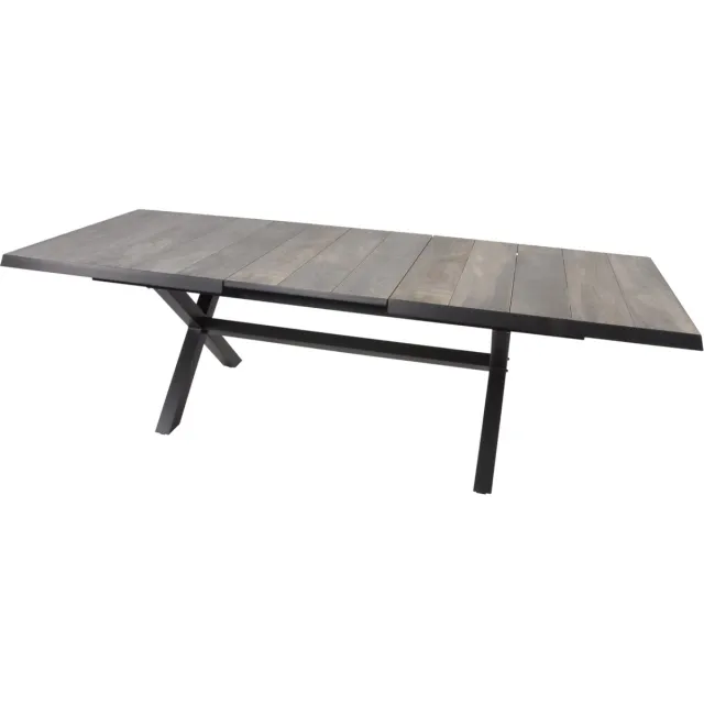 Lesliliving Uittrektfl neg. kruisp. l264b102h78 grijs