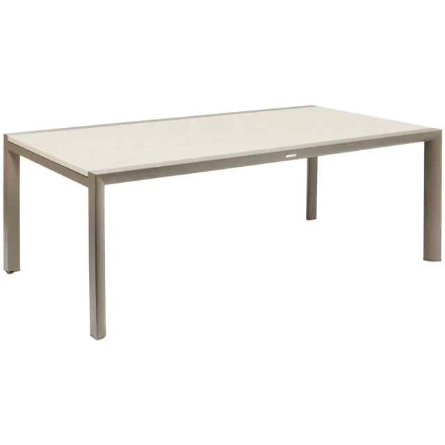 Hespéride Uitschuifbare tuintafel voor 12 personen van aluminium LUZANE Argile