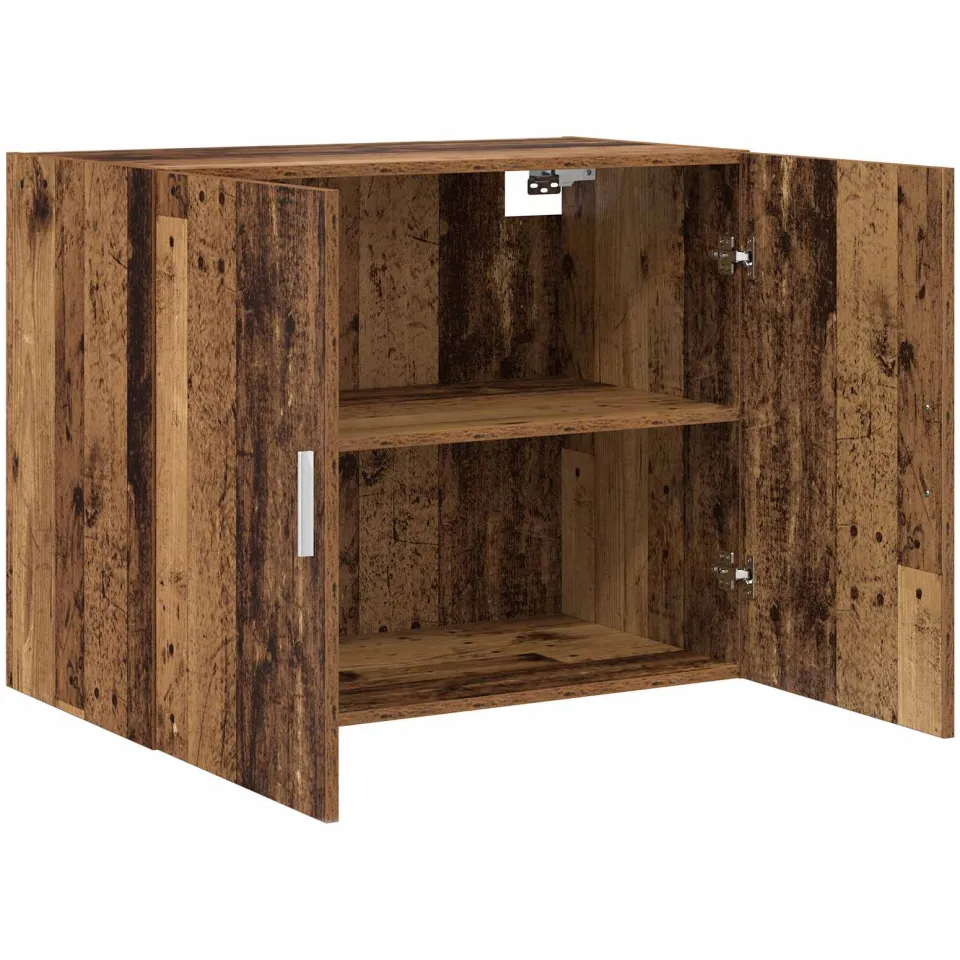 vidaXL Wandkast Oud hout 80 x 42,5 x 64 cm Bewerkt hout bruin, foto 3