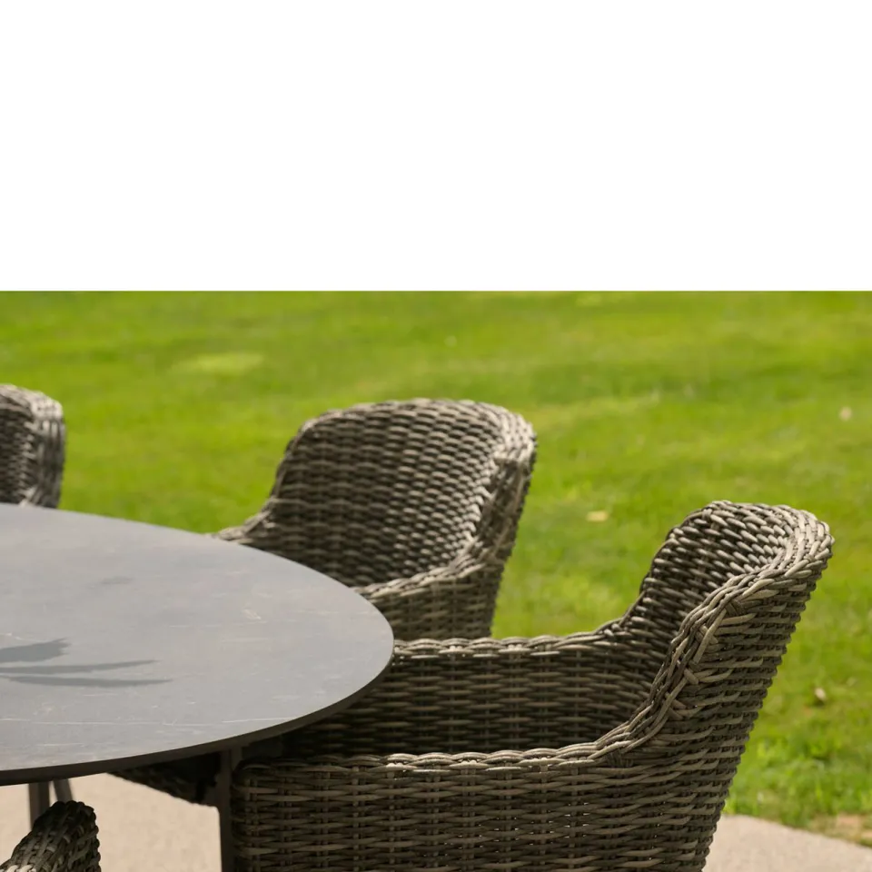 Hartman Xander ovale tuintafel antraciet, foto 4