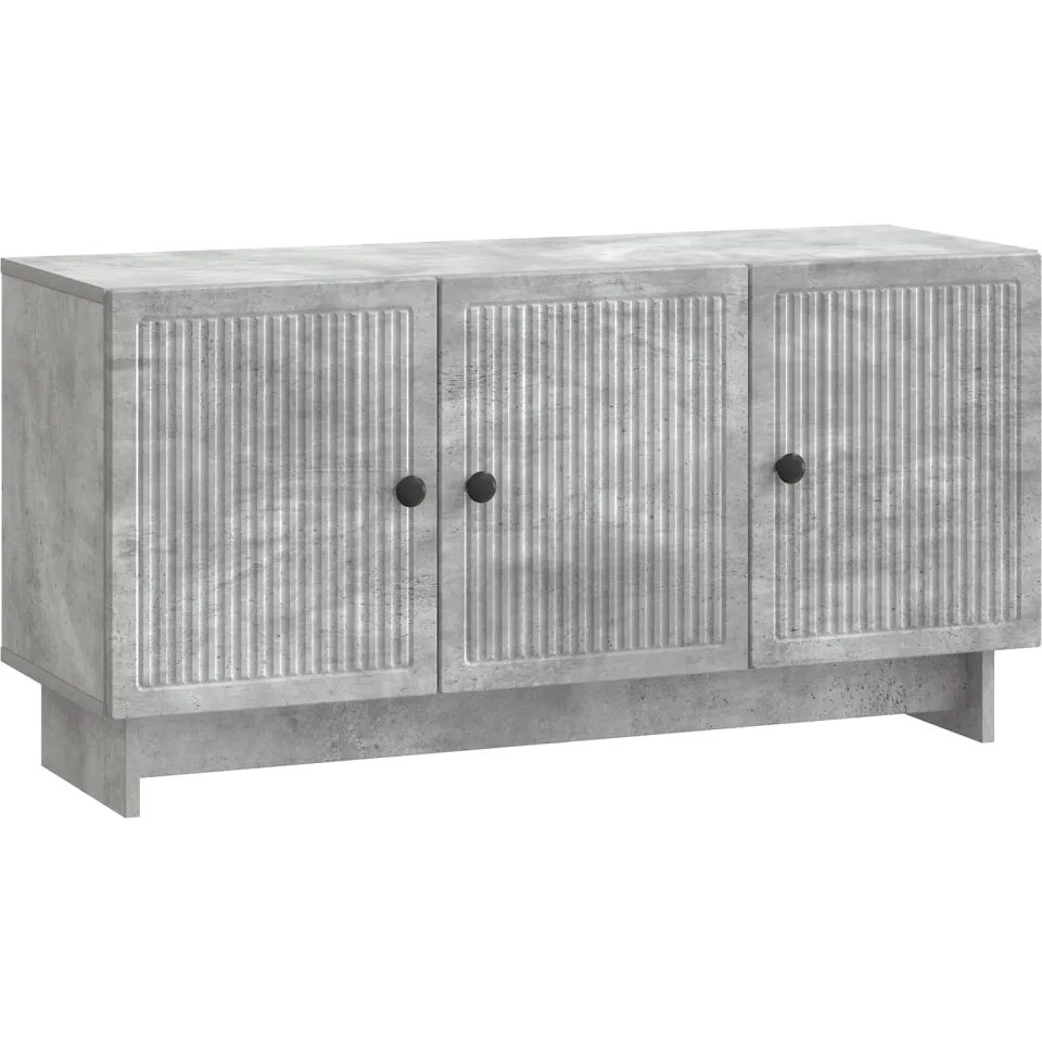 vidaXL TV-kast 99 x 34,5 x 50 cm Betongrijs Bewerkt hout